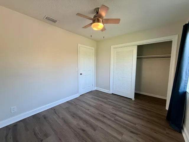 wooden floor in an empty room