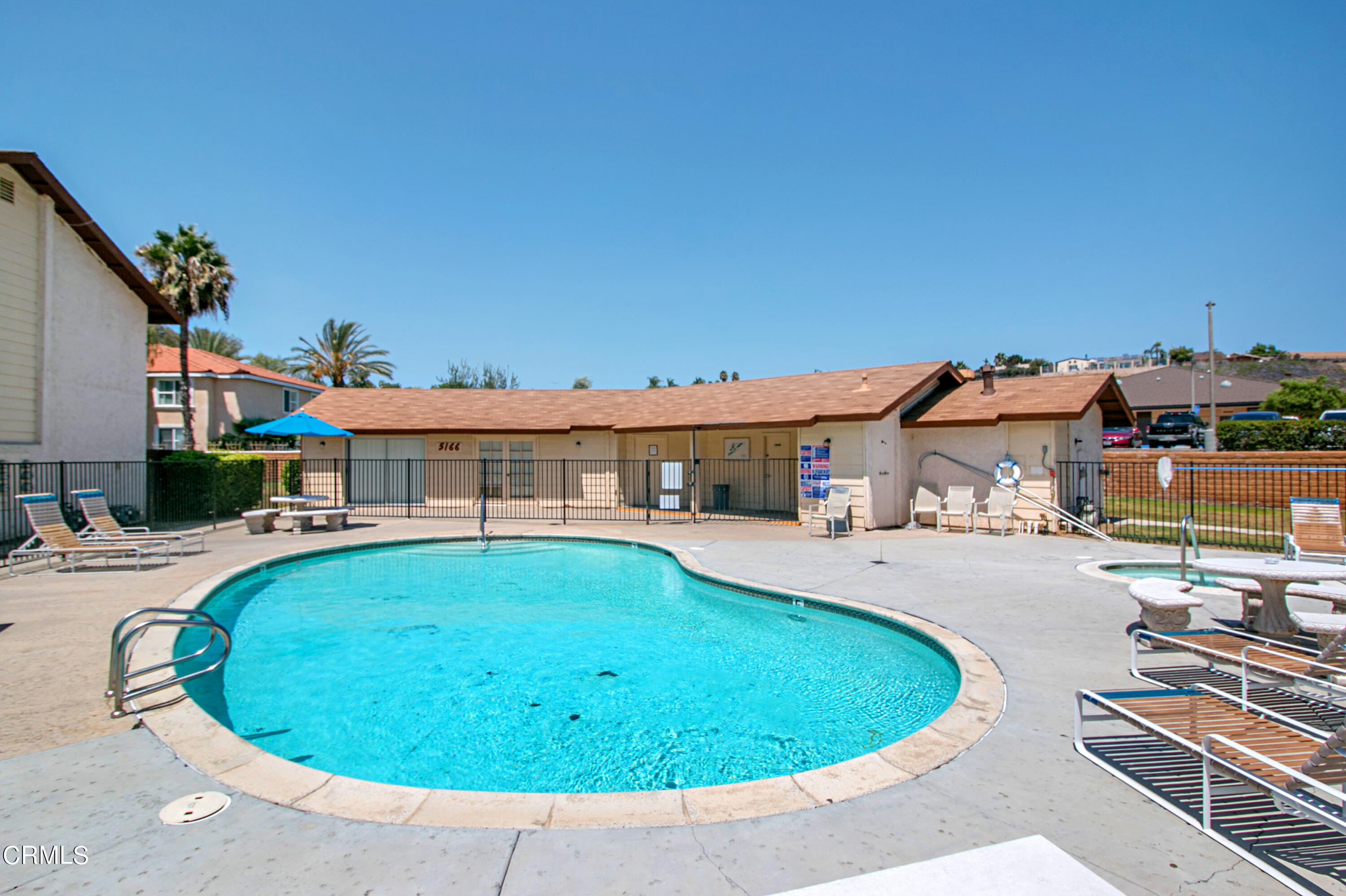 5170 North River Road, Unit C Oceanside, CA 92057 - Photo 39 of 43 an aerial view of a house with swimming pool