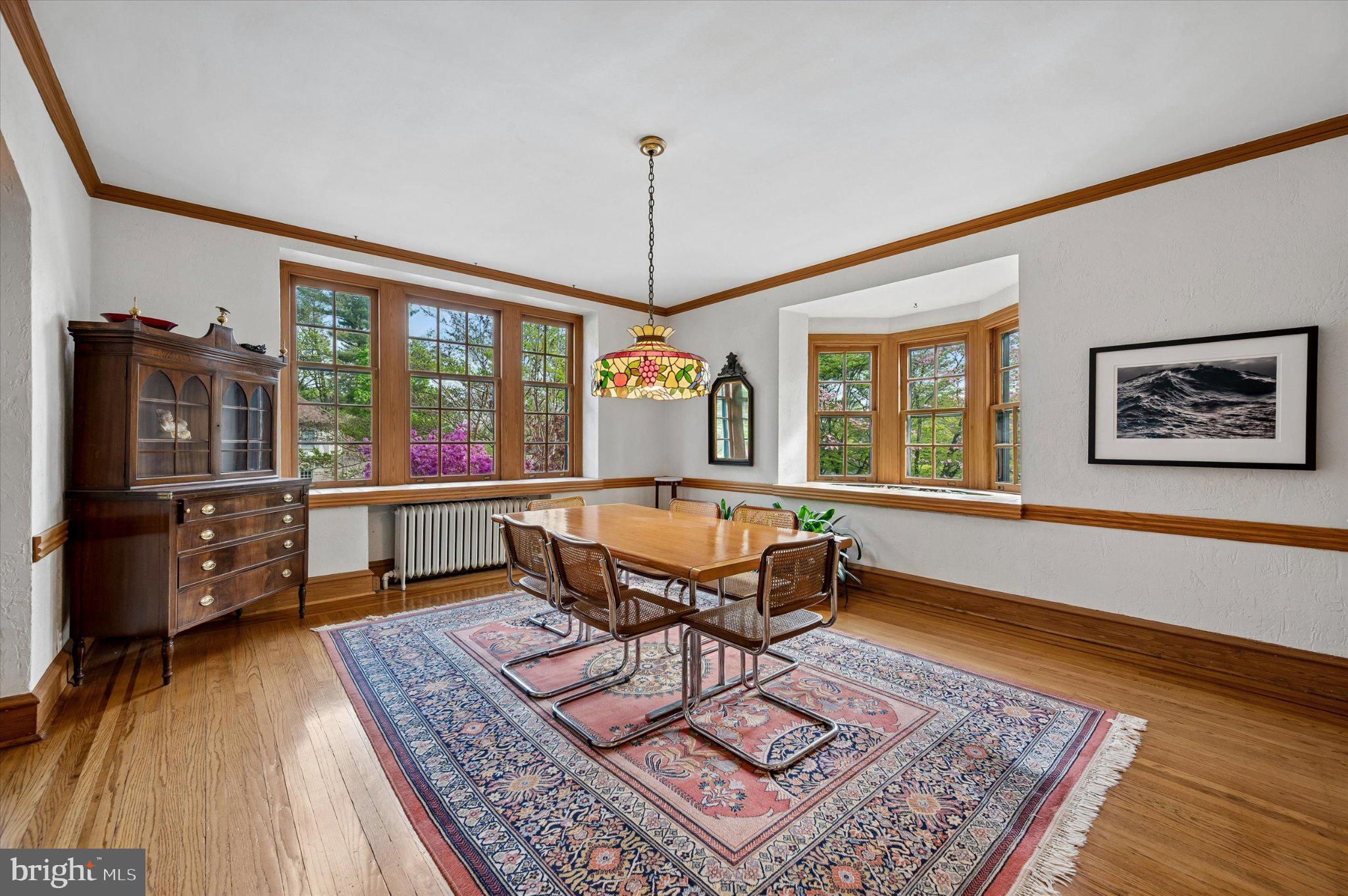 7906 Rambler Road Elkins Park, PA 19027 - Photo 8 of 36 Spacious dining space with natural light.