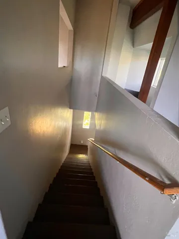 a view of lake from next to house