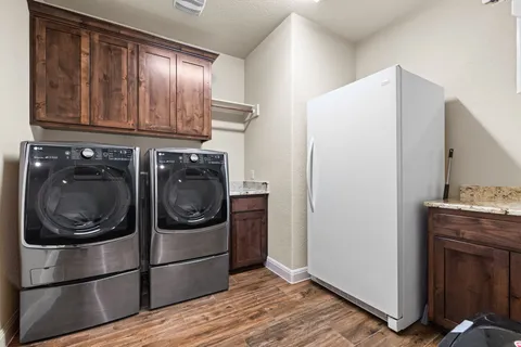 a bedroom with bed and a window