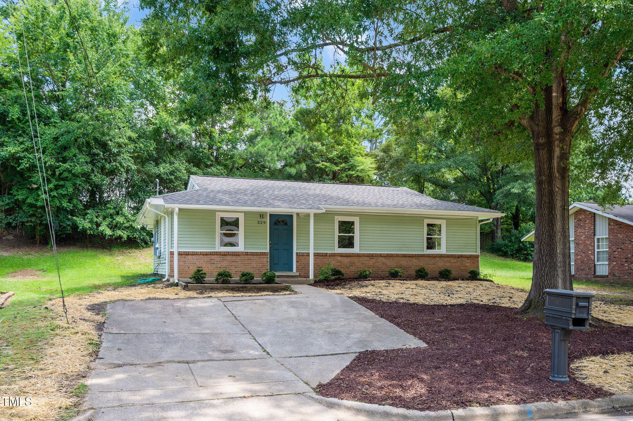 529 Solar Drive Raleigh, NC 27610 - Photo 2 of 18 a view of a house with a yard
