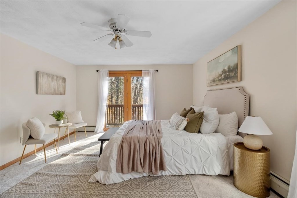 107 Ash Street Rehoboth, MA 02769 - Photo 21 of 34 a bedroom with a bed and ceiling fan