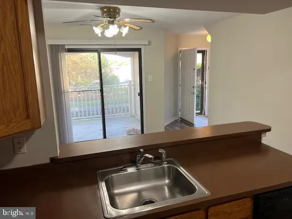 a close view of sink and mirror