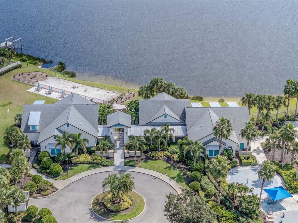 11229 Spring Point Circle Riverview, FL 33579 - Photo 35 of 40 an aerial view of a house with a yard and a lot of flower plants