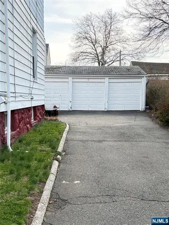 a view of a backyard with plants