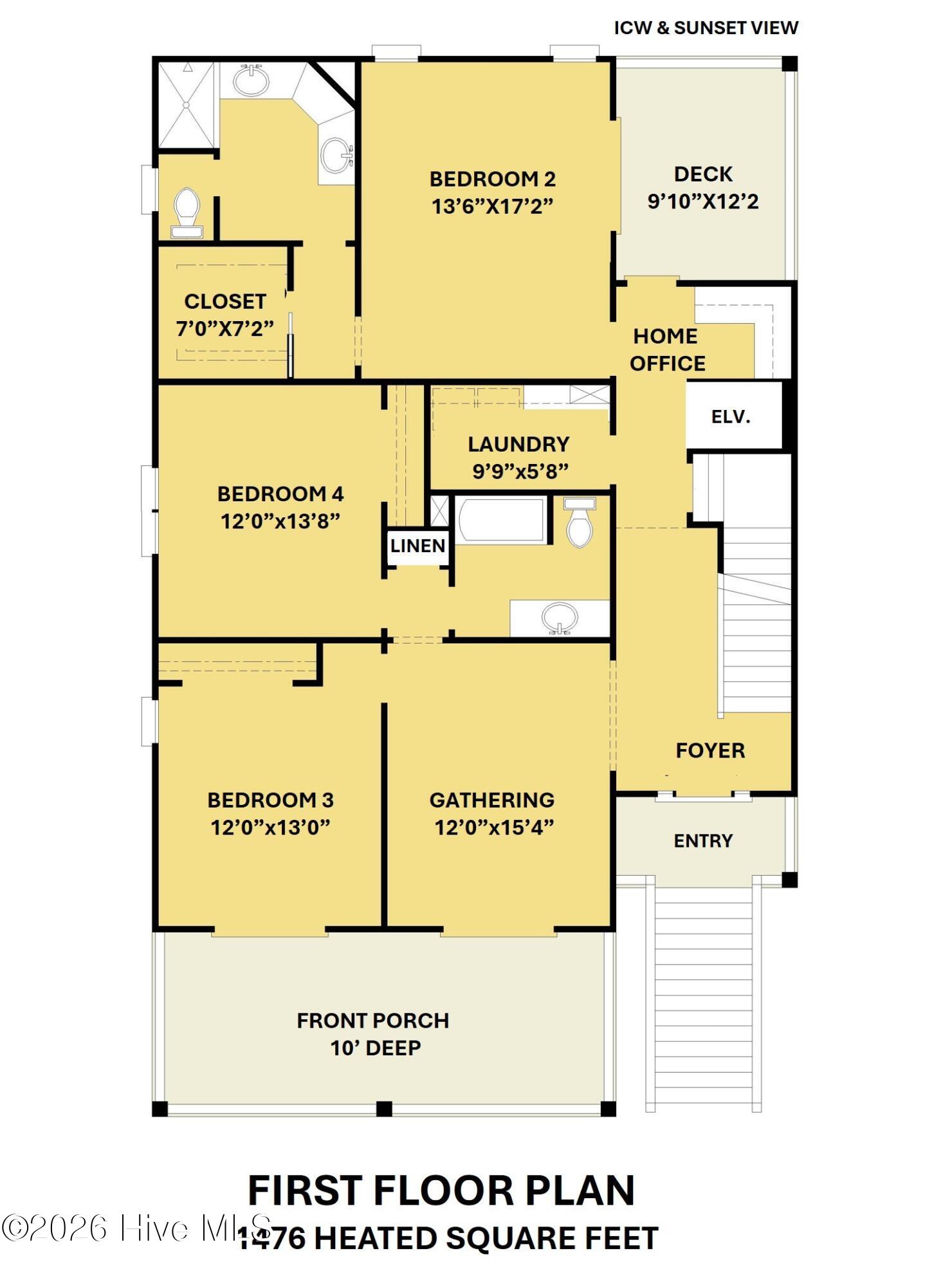 1 Raleigh Avenue Surf City, NC 28445 - Photo 11 of 12 1 Raleigh Ave - 109 Pics of Renderings F