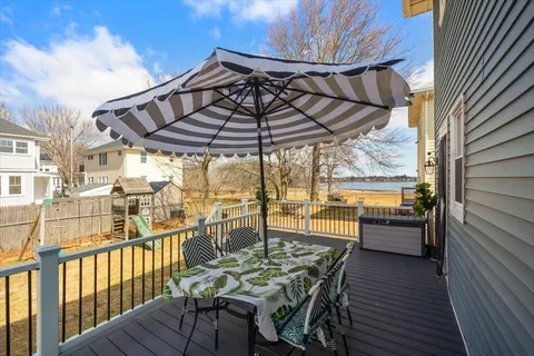 a view of a outdoor seating area with furniture