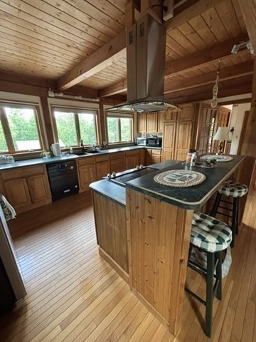 200 Peru Road Windsor, MA 01270 - Photo 22 of 42 a dining room with wooden floor