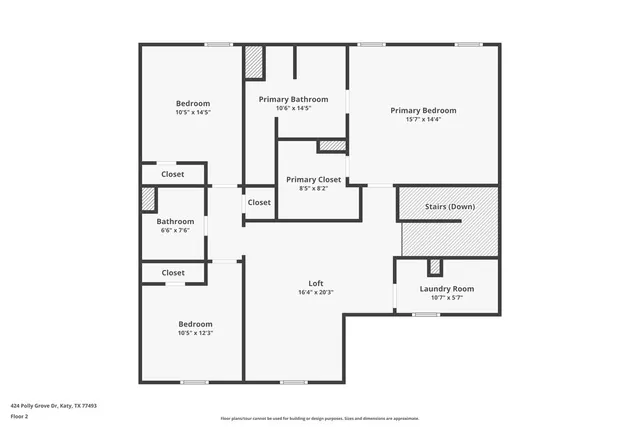 $1,970 | 424 Polly Grove Drive, Katy, TX 77493