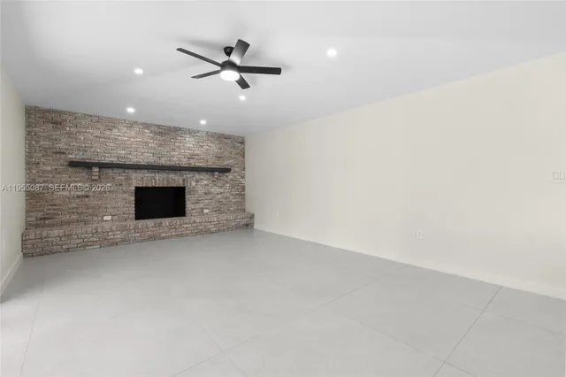 a view of a livingroom with a staircase