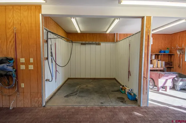 a view of a road with a yard