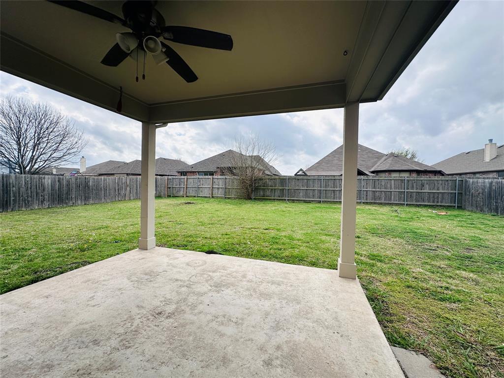 213 Spruce Trail Forney, TX 75126 - Photo 18 of 19 a view of a porch with a big yard
