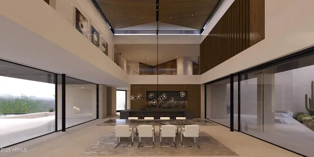 a outdoor space with lots of furniture and outdoor view