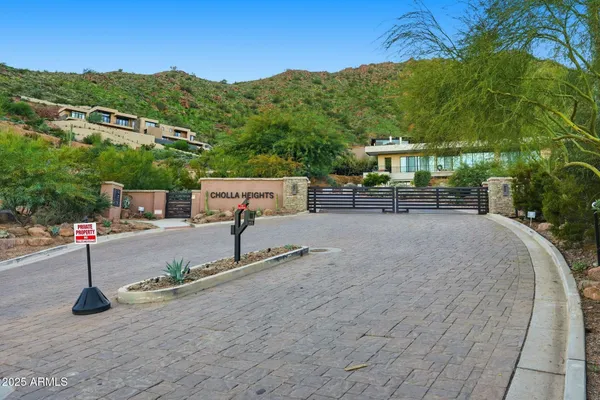 a sign on the side of the road