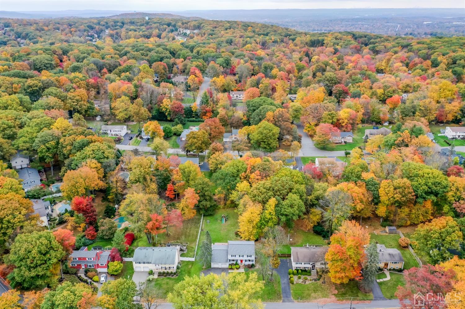 24 Clover Lane Randolph, NJ 07869 - Photo 53 of 59 an aerial view of residential houses with outdoor space and trees
