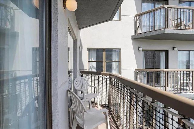 a view of a hallway with entryway