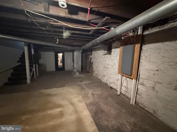 a view of under construction room and staircase