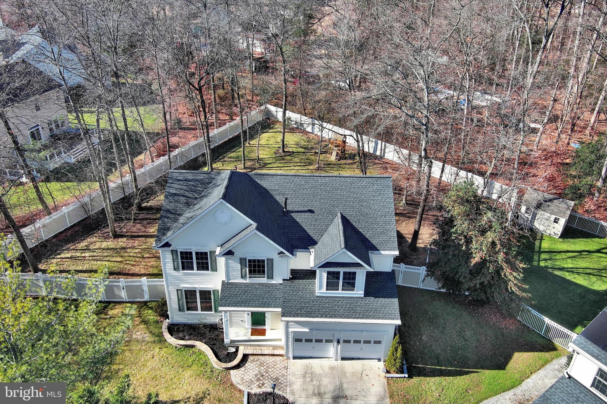 1590 Chapman Road Crofton, MD 21054 - Photo 44 of 70 Stately front elevation seen from above.