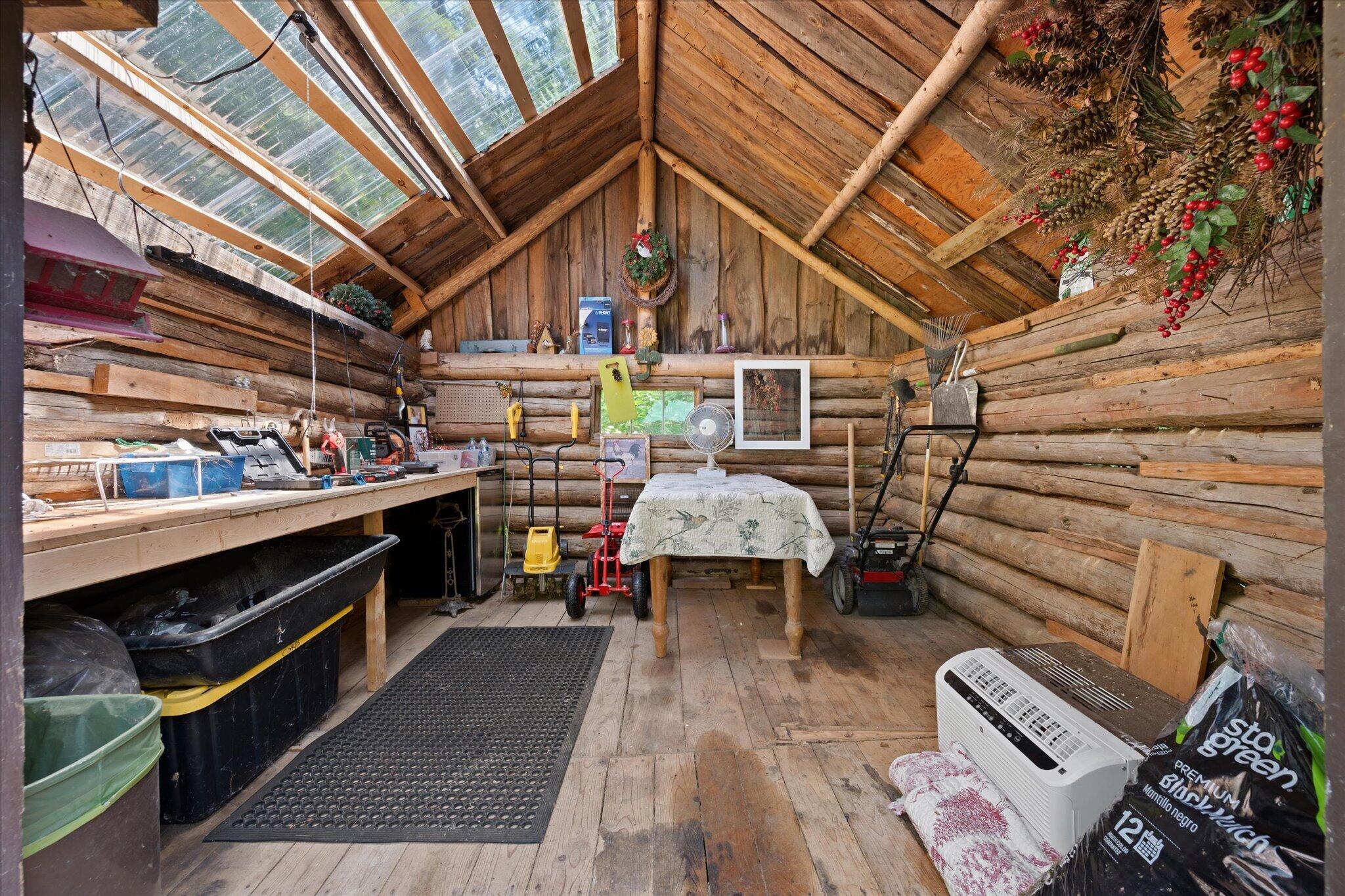 1002 Bennoch Road Old Town, ME 04468 - Photo 39 of 54 Interior of Potting Shed/Storage...