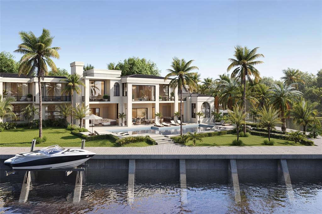 1000 Riviera Isle Drive Fort Lauderdale, FL 33301 - Photo 3 of 19 a view of house with a swimming pool and outdoor seating