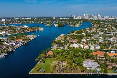 a view of a city with ocean view
