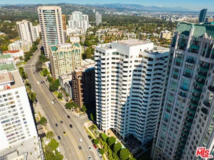an aerial view of city