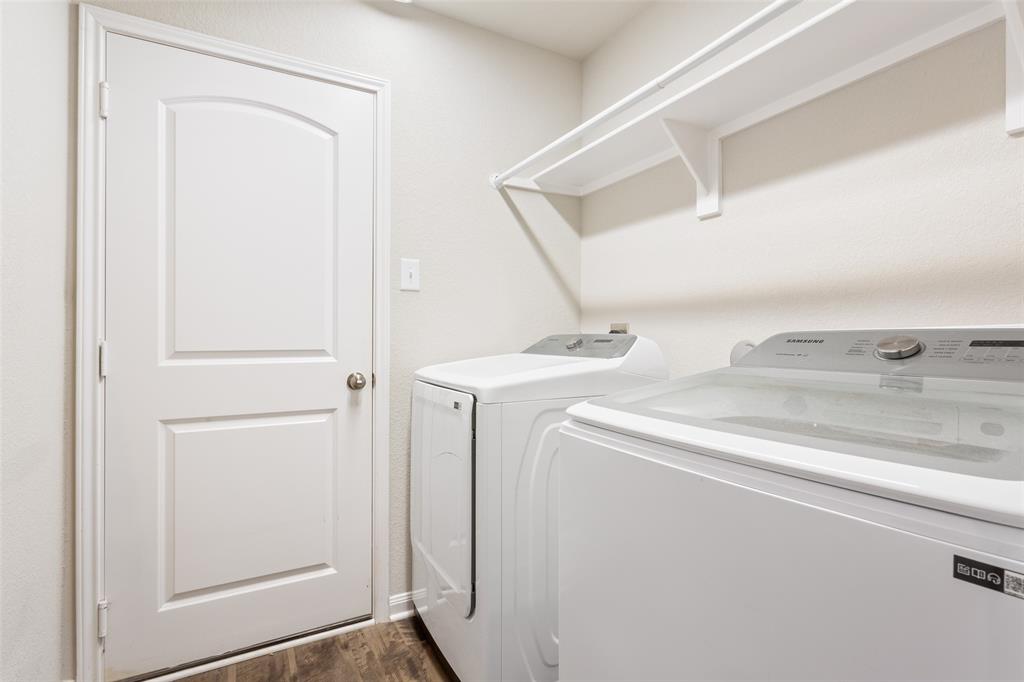 10204 Driskill Drive Waco, TX 76708 - Photo 25 of 30 a utility room with dryer and washer