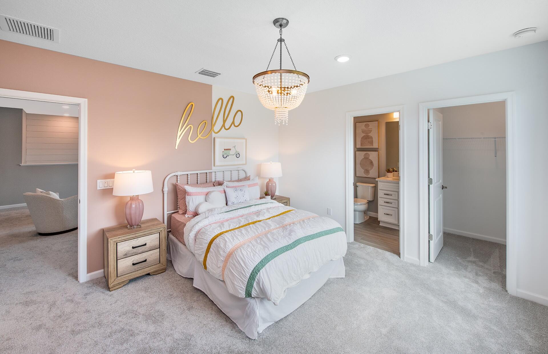 4340 Southwest Cornerstone Way, Unit WHITESTONE 136 Stuart, FL 34997 - Photo 22 of 34 a bedroom with bed and a window