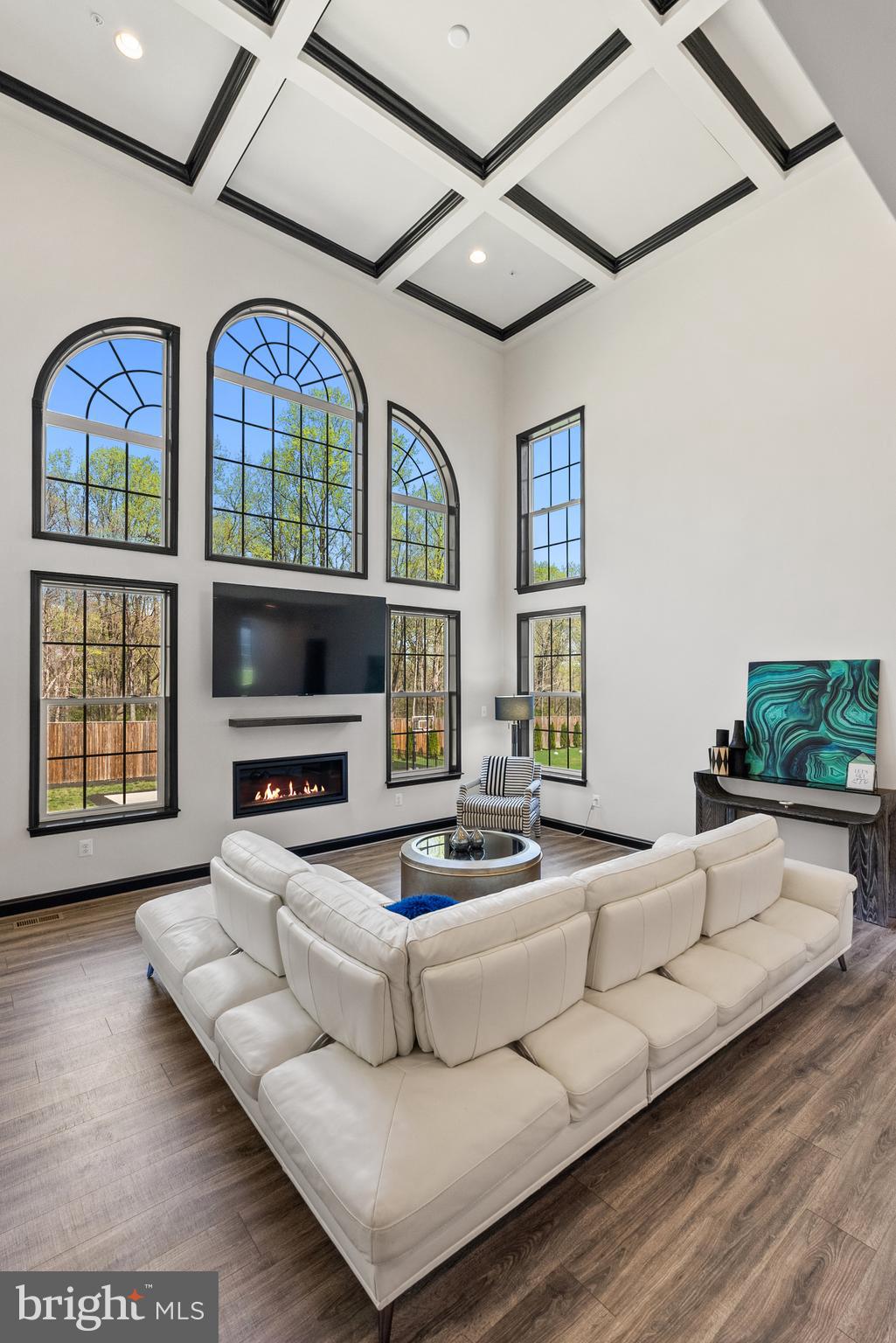 4012 Diamondhead Avenue Bowie, MD 20721 - Photo 18 of 96 a living room with fireplace furniture and a flat screen tv