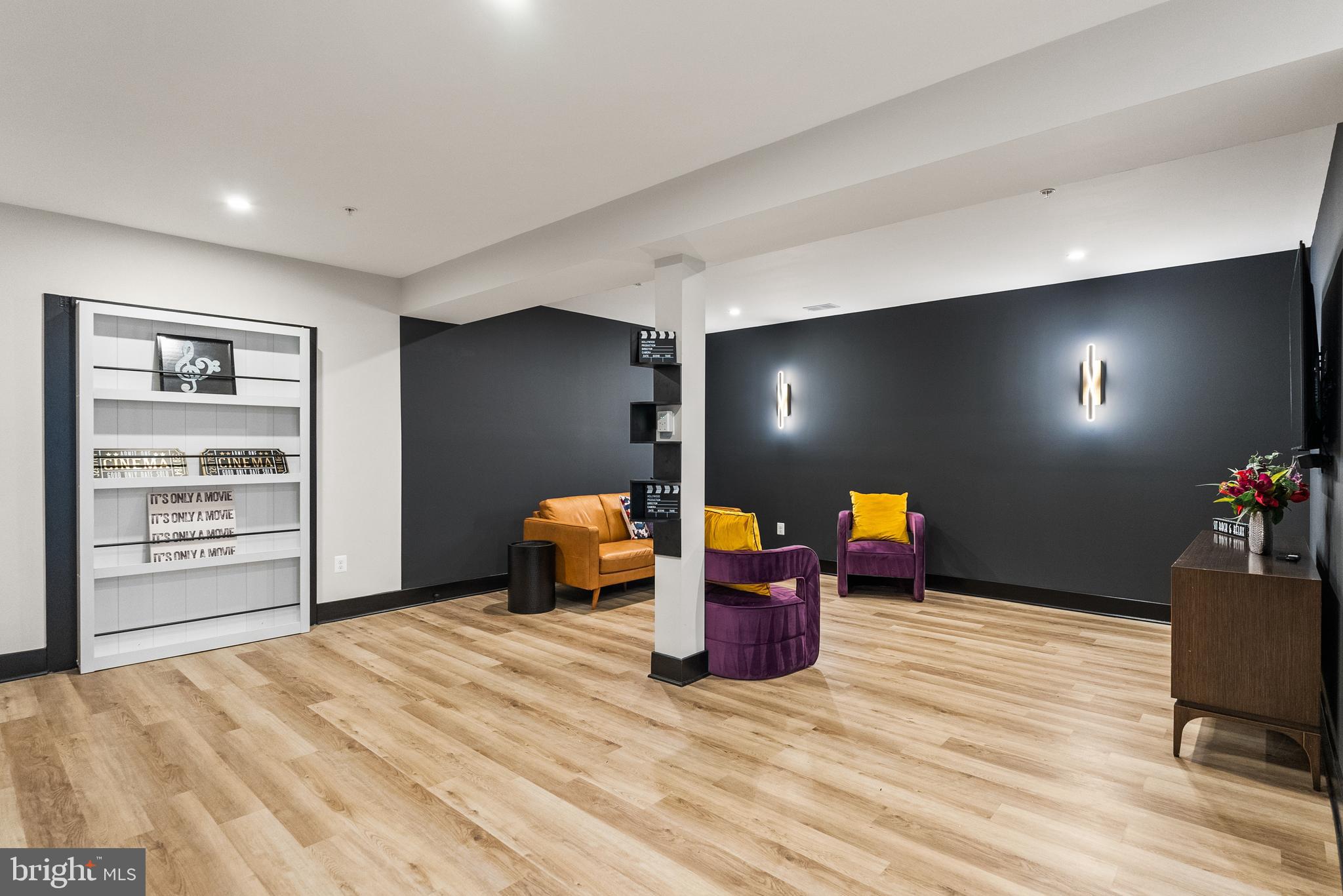 4012 Diamondhead Avenue Bowie, MD 20721 - Photo 67 of 96 a living room with fireplace furniture and a flat screen tv