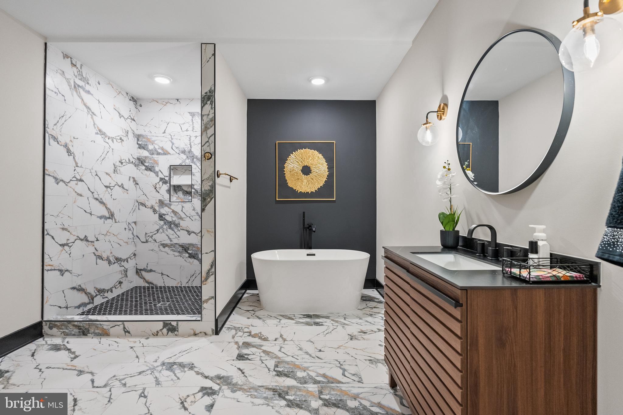 4012 Diamondhead Avenue Bowie, MD 20721 - Photo 76 of 96 Lower Level Spa-Inspired Bathroom