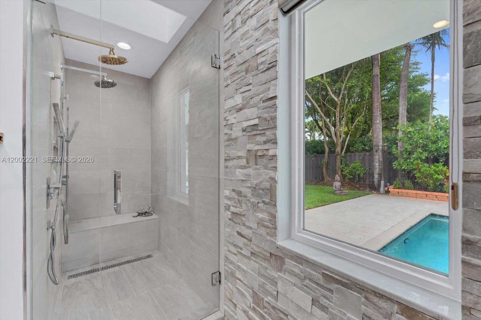 9941 Southwest 143rd Street Miami, FL 33176 - Photo 21 of 48 Separate shower with double shower heads
