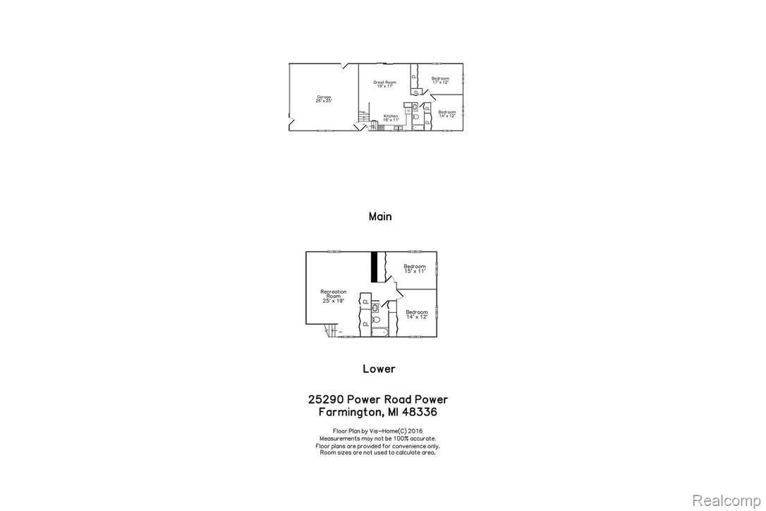 25290 Power Road Farmington, MI 48336 - Photo 30 of 30 plan_floorhc.jpg