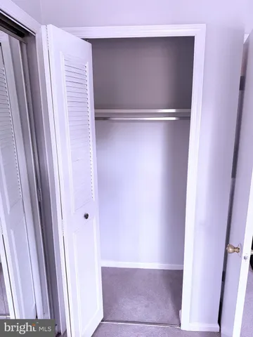 an empty room with an entryway