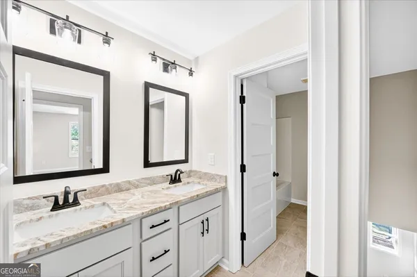 a view of a room with empty racks