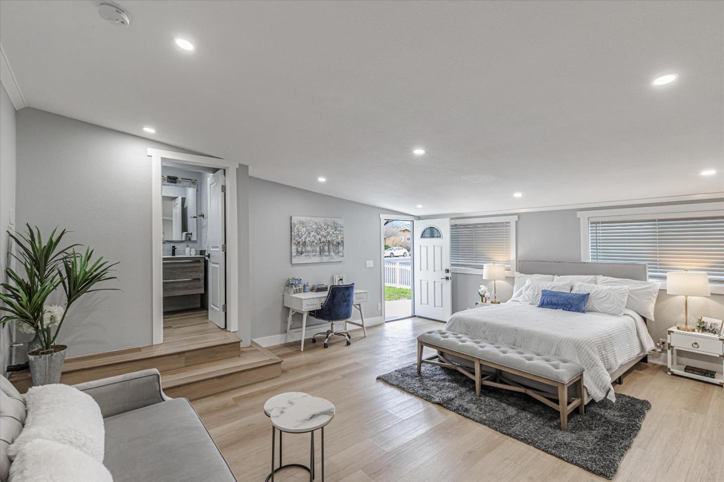 2797 Cornwall Drive San Jose, CA 95127 - Photo 12 of 24 a bedroom with a large bed and a couch