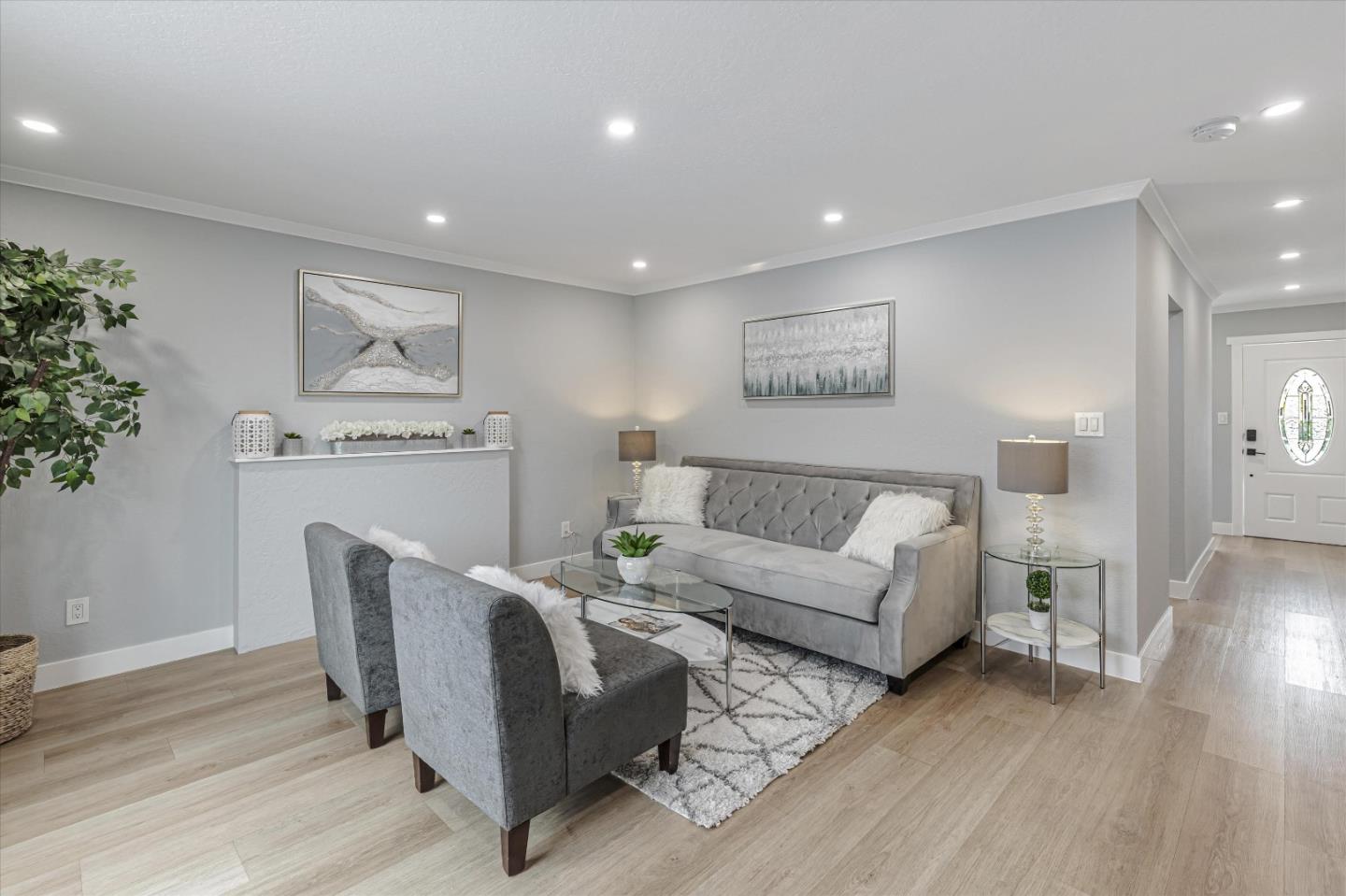 2797 Cornwall Drive San Jose, CA 95127 - Photo 9 of 24 a living room with furniture and a painting on the wall