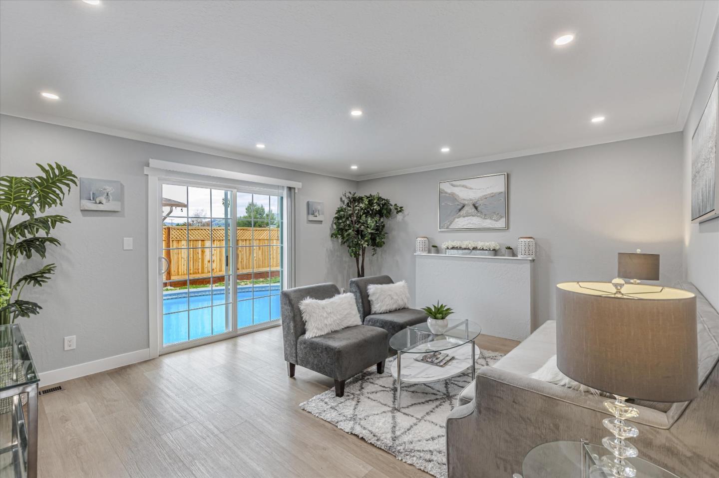2797 Cornwall Drive San Jose, CA 95127 - Photo 10 of 24 a living room with furniture and potted plant
