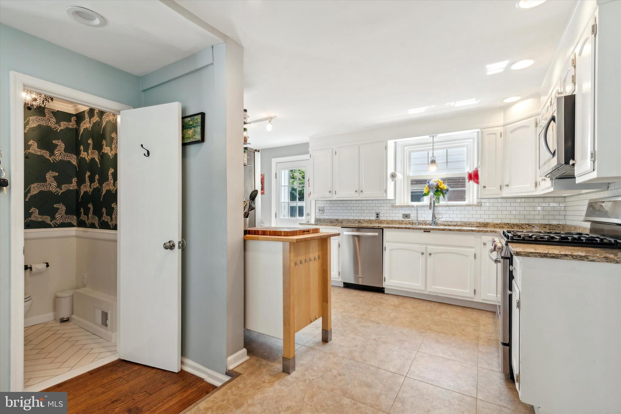 143 Sutton Road Ardmore, PA 19003 - Photo 11 of 35 kitchen w/ powder room access