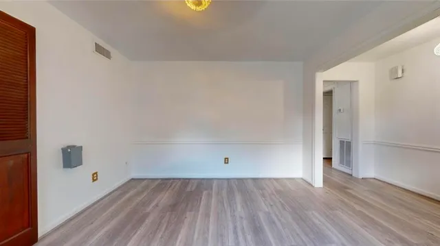 wooden floor in an empty room