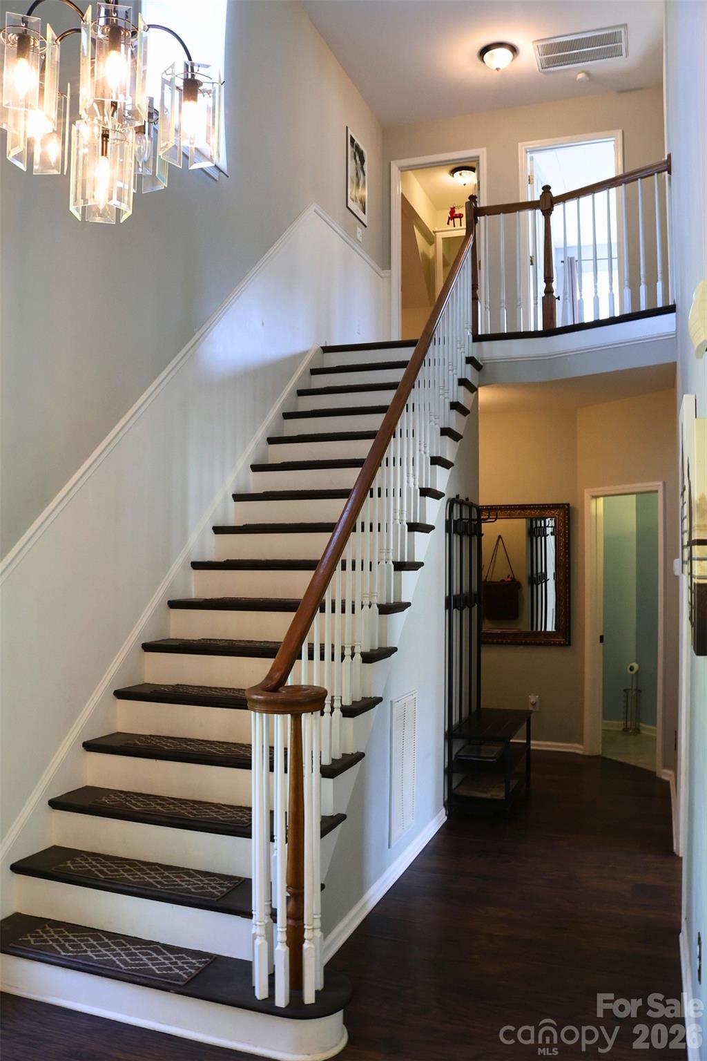 2325 Perry Road Denver, NC 28037 - Photo 14 of 28 a view of entryway and hall with wooden floor