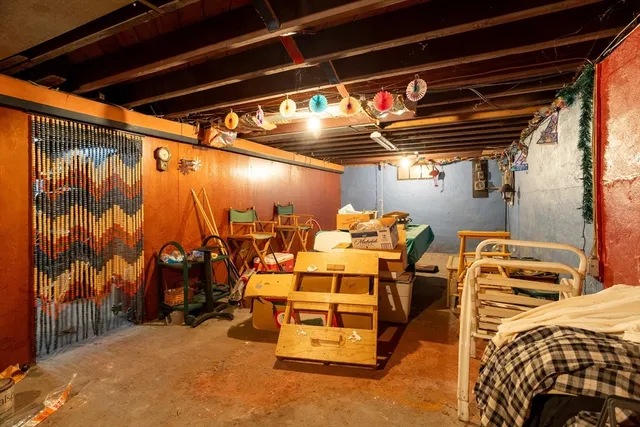 a view of storage and utility room