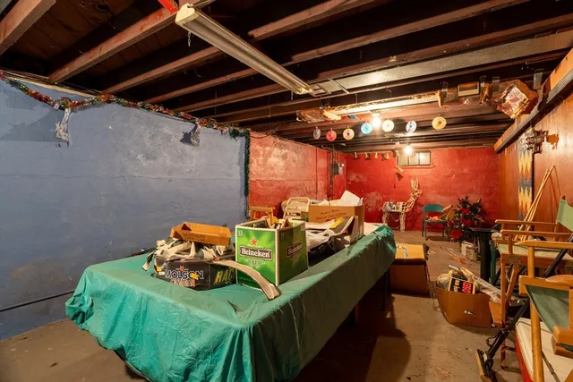 a view of a room with storage and utility