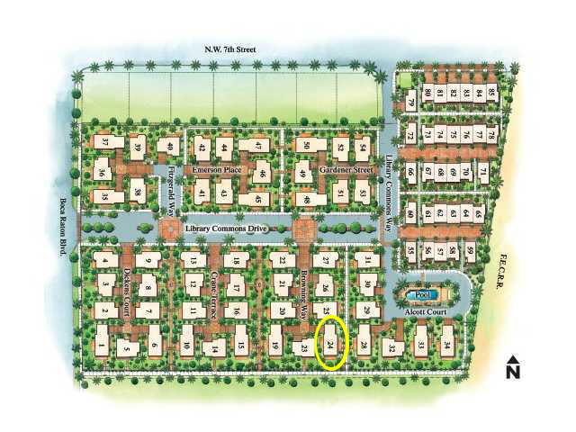 568 Northwest Browning Way Boca Raton, FL 33432 - Photo 50 of 51 Map