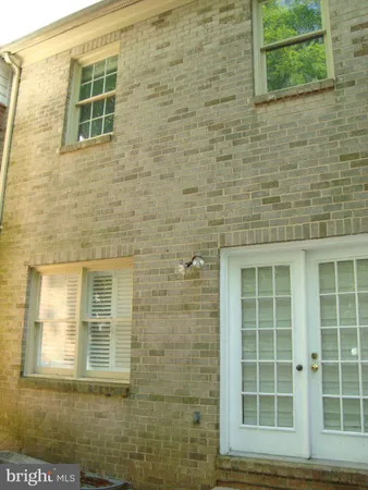 a view of front door of house