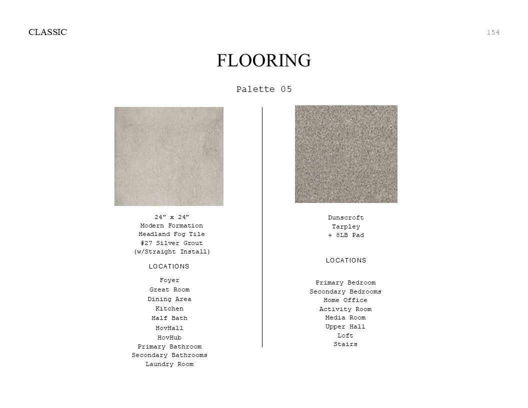 5802 Chamberlain Crossing Rosenberg, TX 77471 - Photo 24 of 37 Classic Look Palette 5: Flooring Selection Sheet (*Artist rendering used for illustration purposes only.)