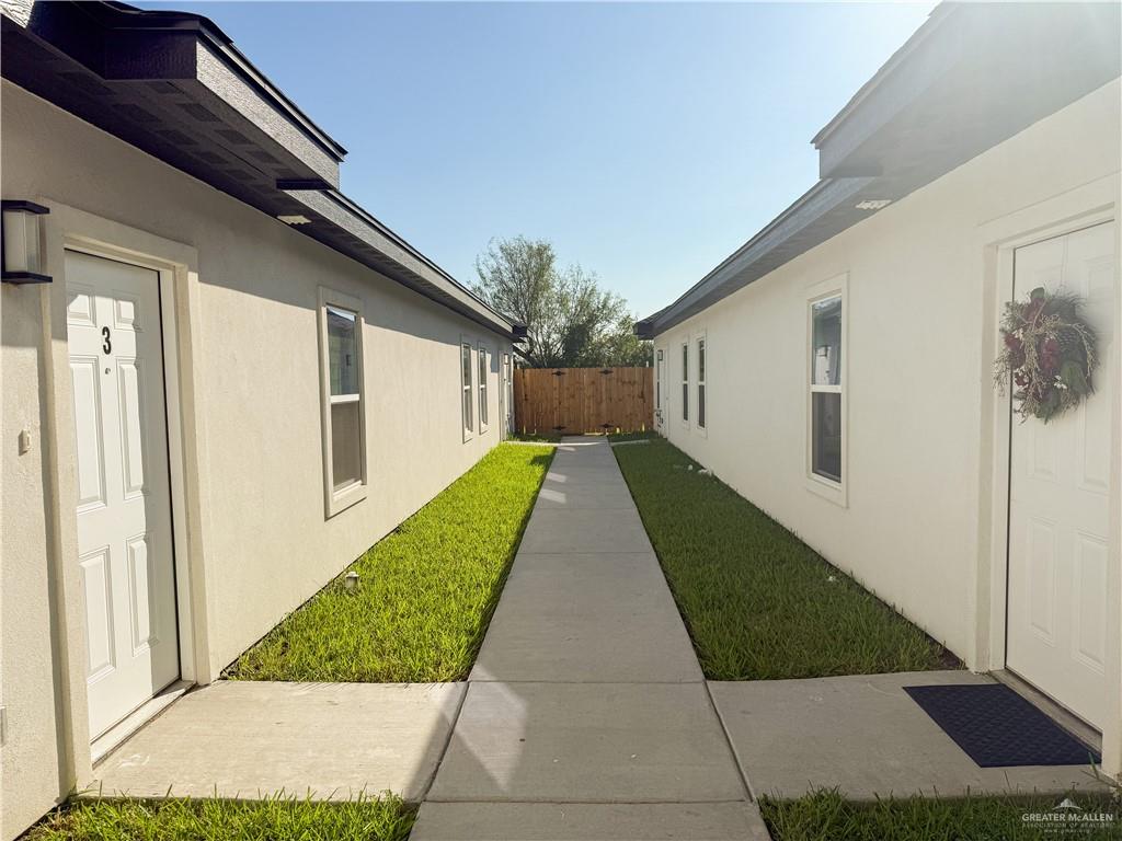 2104 Cassandra Street, Unit 3 Mission, TX 78572 - Photo 2 of 15 a view of a back yard of the house