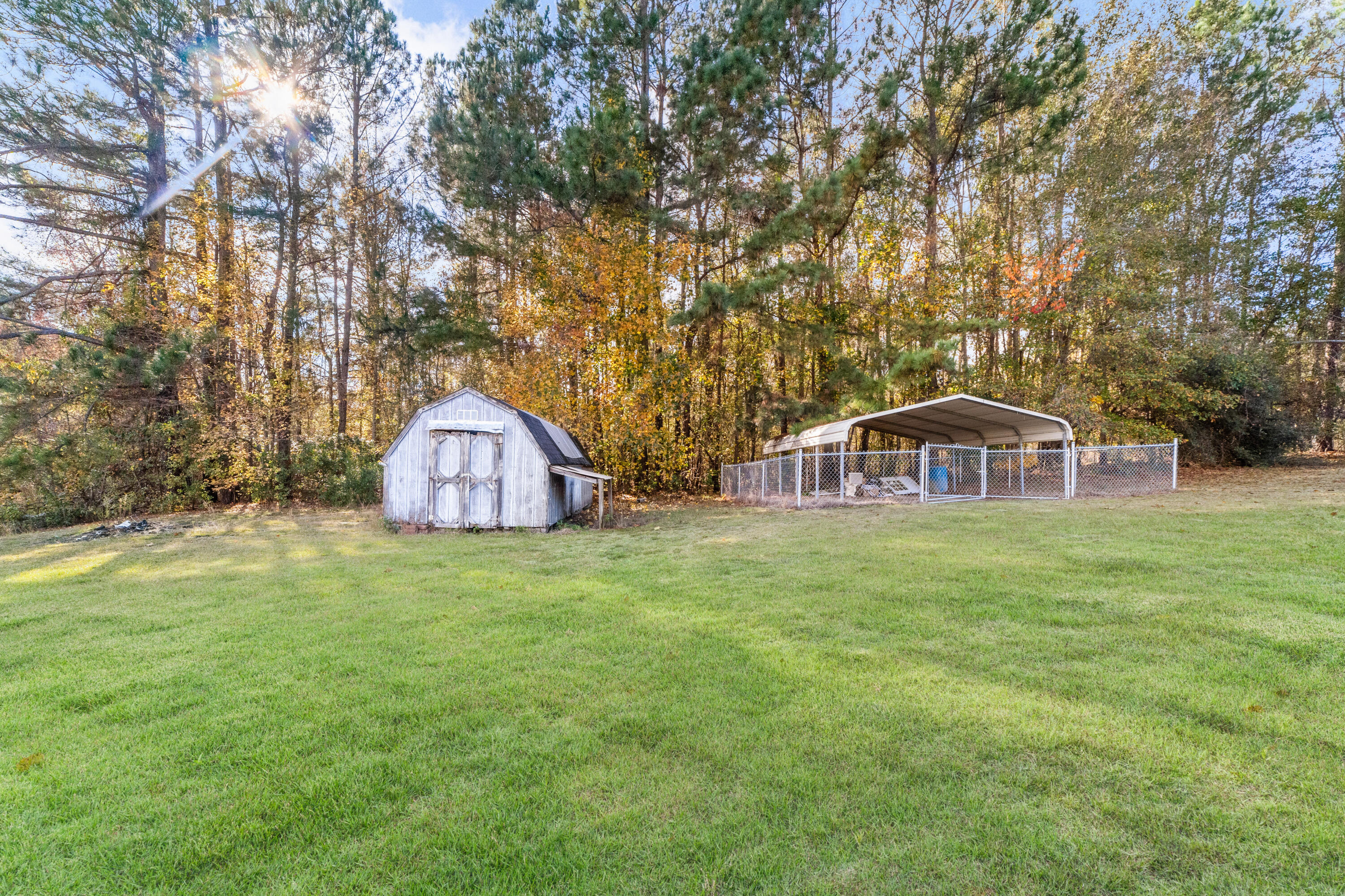 232 Twin Lakes Road Neeses, SC 29107 - Photo 31 of 33 Back Yard Storage Shed