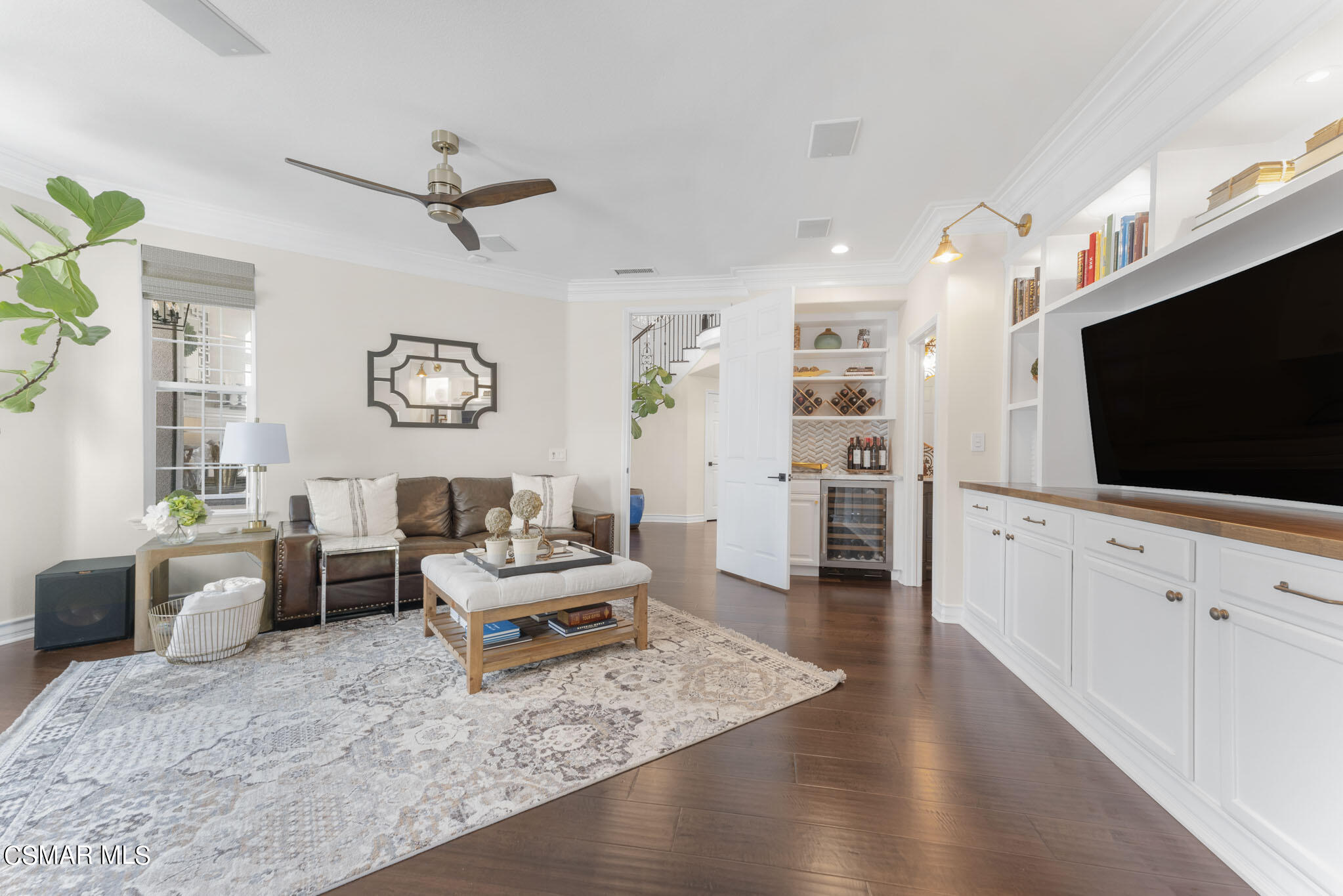524 Oak Tree Court Simi Valley, CA 93065 - Photo 23 of 61 a living room with furniture and a flat screen tv
